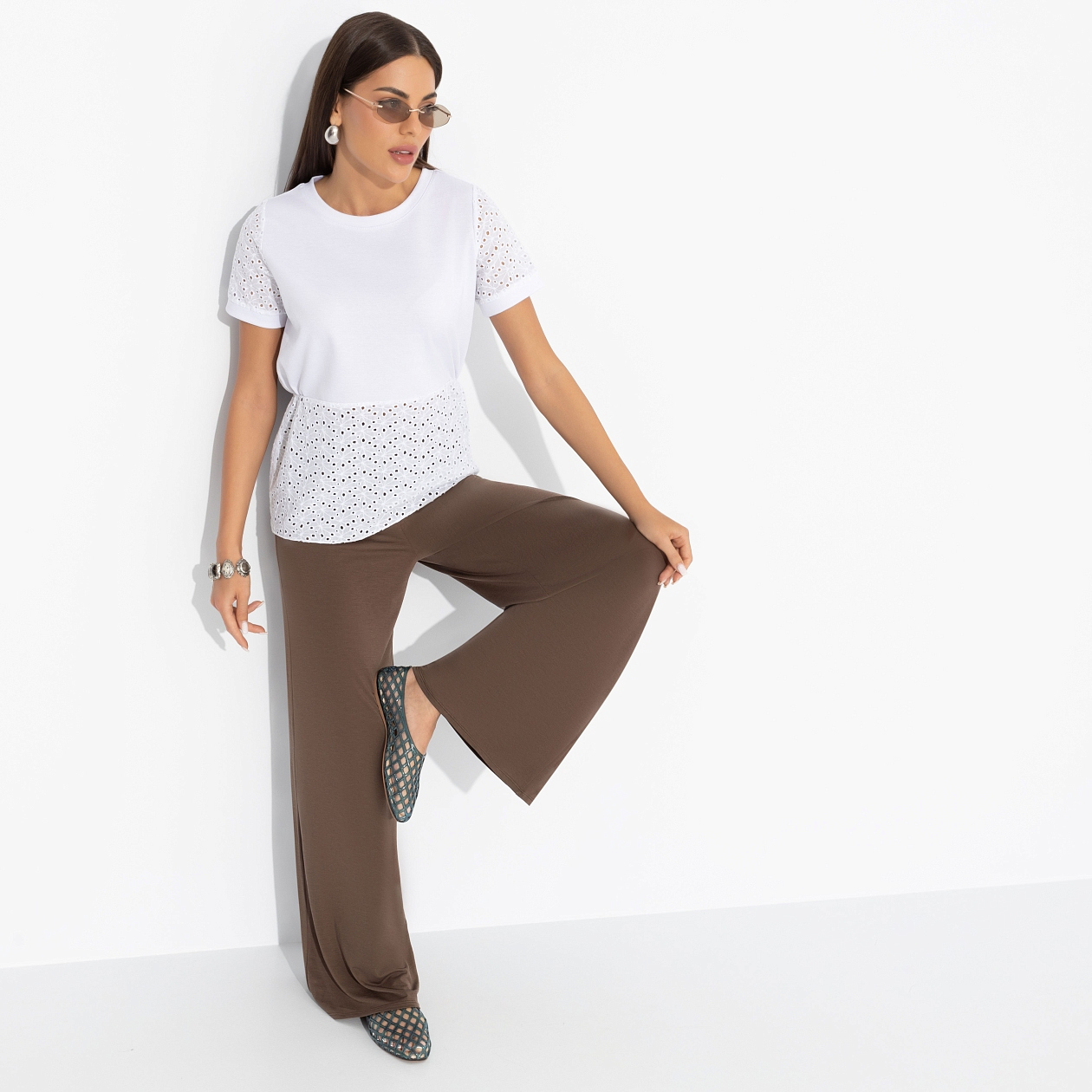 Футболка Свежий взгляд. Состав: 65% п/э, 30% вискоза, 5% стрейч