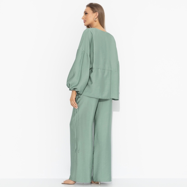 Брючный комплект Приручённый шик (3 в 1, зеленый) 