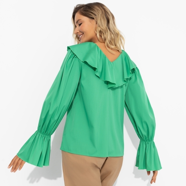 Блуза Внутренний трепет (свежая зелень) 