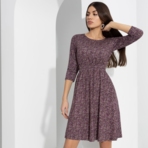 Платье Стильный офис (violet). Состав: 65% хлопок, 35% спандекс