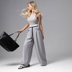 Брюки Красота в движении. Состав: 60%  п/э, 30%  вискоза, 5% спандекс, 5% нейлон