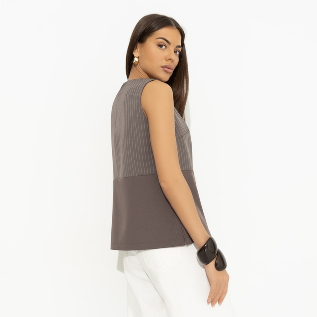 Блуза Кейт Мосс отдыхает (brown) 