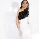 Платье-футляр Королева соблазна (white). Состав: 95% полиэстер, 5% эластан