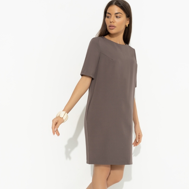 Платье Виртуальные будни (brown) 