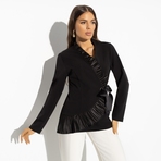 Жакет Прекрасно воспитана. Состав: 65% п/э, 30% вискоза, 5% спандекс