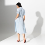 Платье Стихийная энергетика (air blue). Состав: 65% п/э, 30% вискоза, 5% спандекс