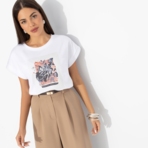 Футболка Оттенок настроения (wild). Состав: 65% п/э, 30% вискоза, 5% стрейч