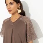 Футболка Гармония без усилий. Состав: 65% полиэстер, 30% вискоза, 5% спандекс