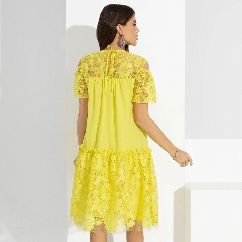 Платье Излучаю счастье. Состав: 95% п/э, 5% спандекс