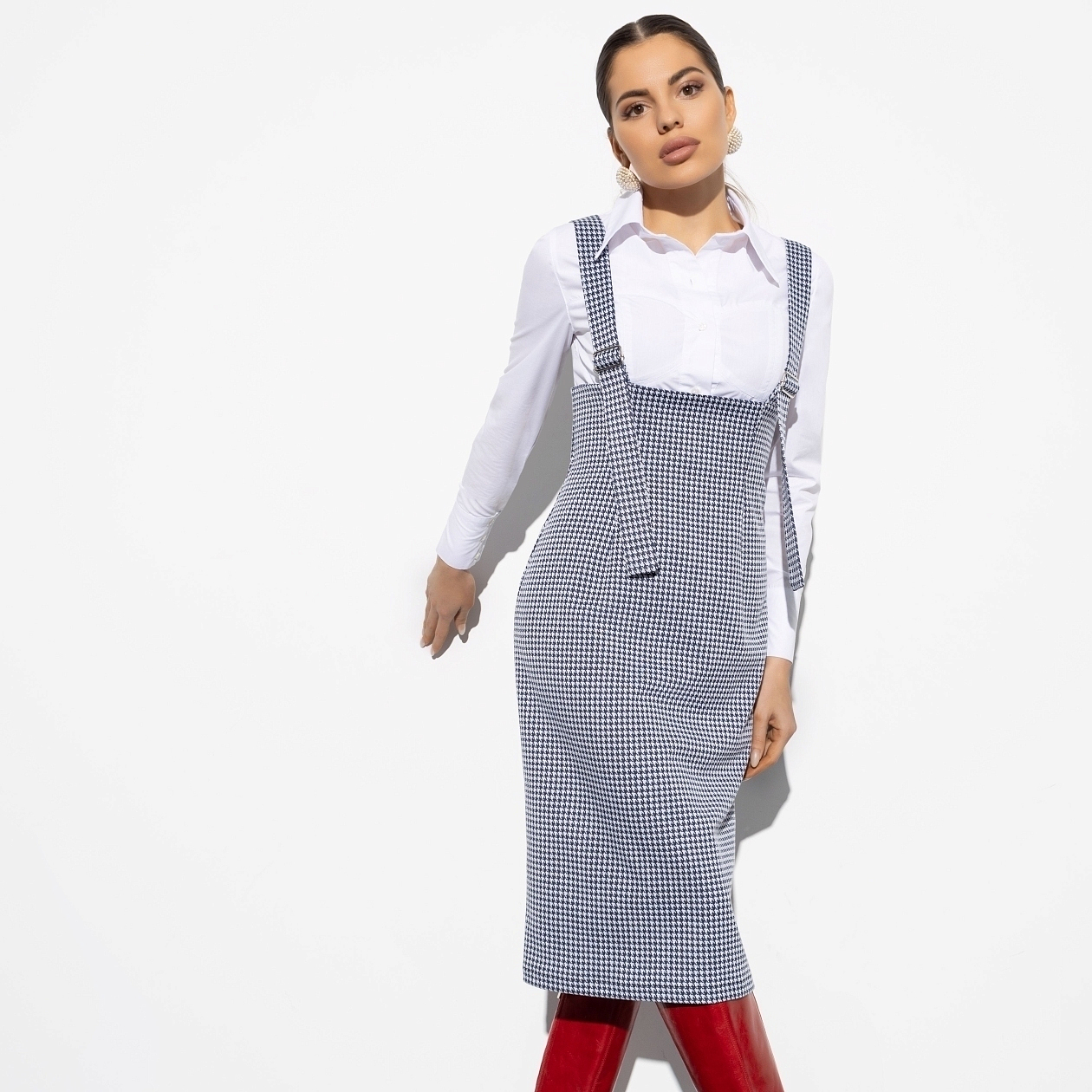 Сарафан Успешная феерия. Состав: 96% п/э, 4% спандекс