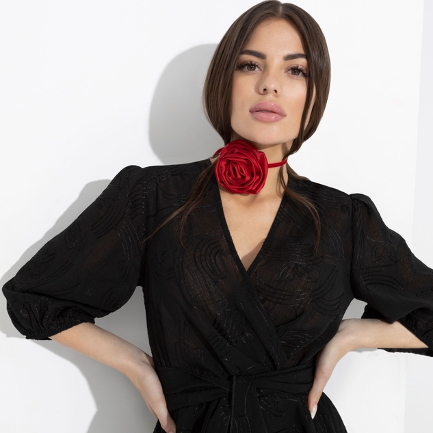 Платье Новая романтика (с поясом) 