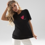 Футболка Базовые фантазии (black love). Состав: 100% хлопок