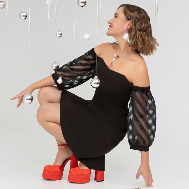 Платье Королева вечера (с силиконовыми лямками) 