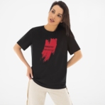 Футболка Следи за движением (star). Состав: 95% хлопок, 5% эластан