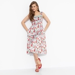 Сарафан Идеальная форма (flower). Состав: 50% хлопок, 45% п/э, 5% спандекс