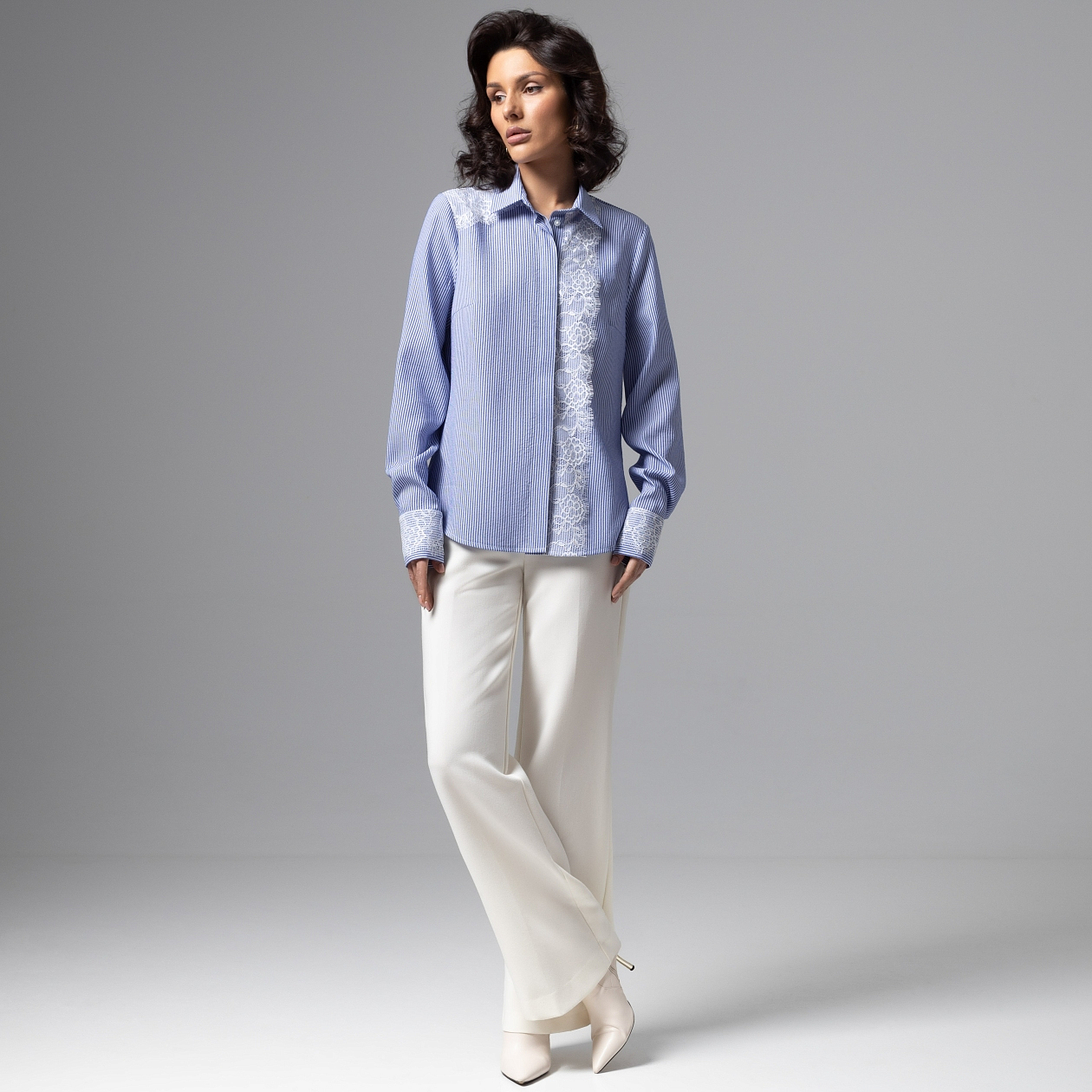 Блуза Совершенство по умолчанию. Состав: 65% полиэстер, 30% вискоза, 5% нейлон