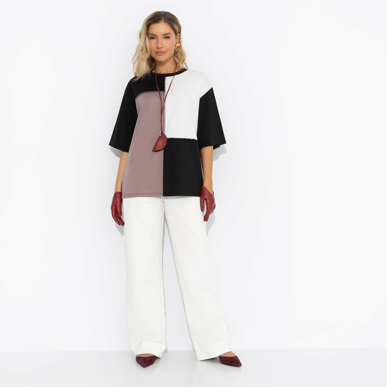 Футболка Идеальная гармония. Состав: 65% п/э, 30% вискоза, 5% стрейч