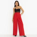 Брюки Легкой походкой (red). Состав: 96% п/э, 4% спандекс