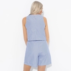 Комплект с шортами Любоваться собой (полоска, 2 в 1). Состав: 55% хлопок, 45% полиэстер