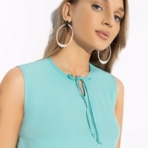 Блуза Легкое настроение (минт). Состав: 97% полиэстер, 3% спандекс