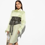 Горячий тренд (green). Состав: 55% п/у волокно, 45% полиэстер