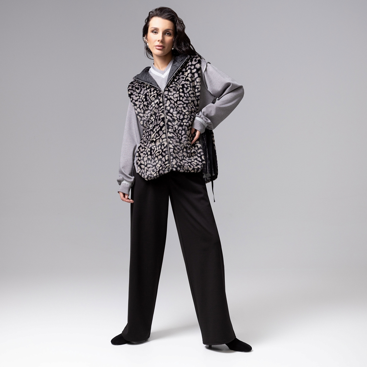 Будь в центре (леопард). Состав: 100% п/э