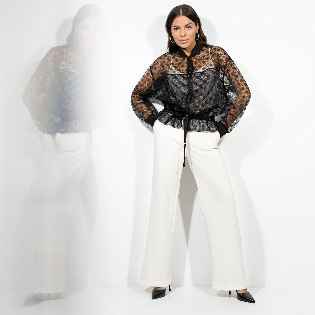 Бомбер Эпичный шик (black). Состав: 95% п/а, 5% спандекс