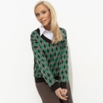 Весьма изящна (green). Состав: 60% полиэстер, 35% вискоза, 5% спандекс