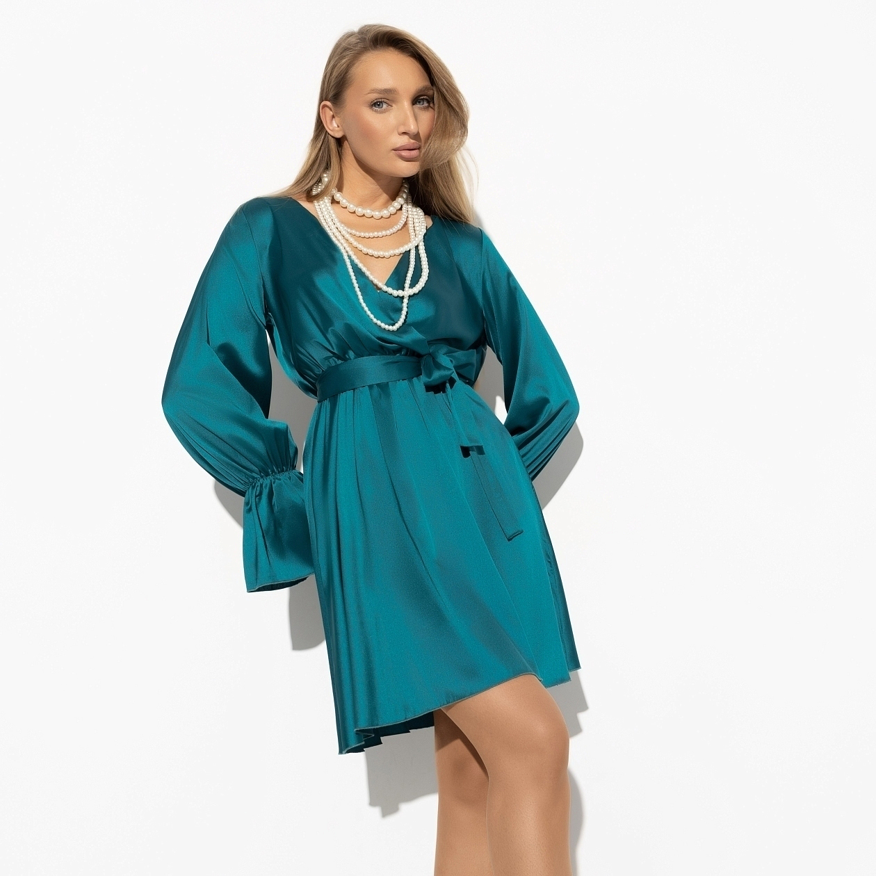 Платье Люксовый выход (new, с поясом). Состав: 97% полиэстер, 3% спандекс