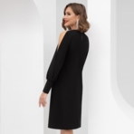 Платье Новые стандарты красоты (блэк). Состав: 96% п/э, 4% эластан