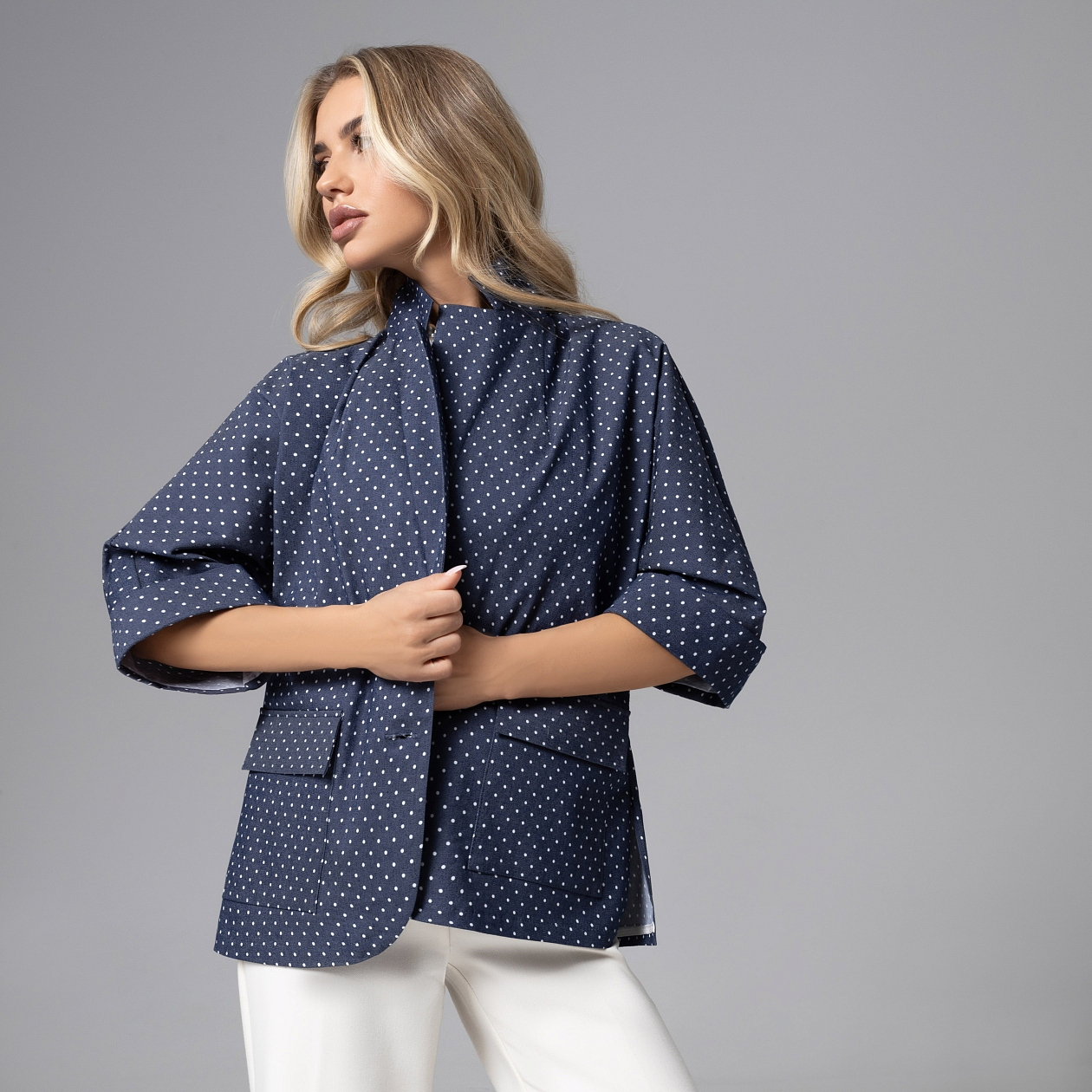 Жакет Джинсовый стиль. Состав: 95% хлопок, 5% спандекс