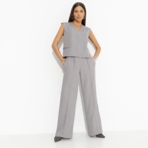 Брюки Создавай настроение (серые). Состав: 100% полиэстер