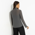 Водолазка Внешнее великолепие (gray 2 в 1) . Состав: 95% полиэстер, 5% спандекс