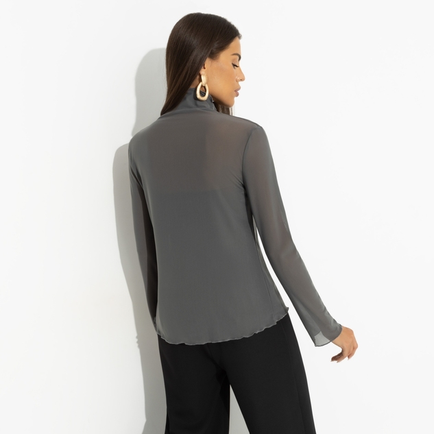 Водолазка Внешнее великолепие (gray 2 в 1)  