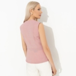 Стильный лидер (розовая пудра). Состав: 79% вискоза, 20% нейлон, 1% полиэстер