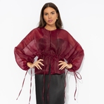 Жакет Вершина восхищения (бордовый). Состав: 100% полиэстер