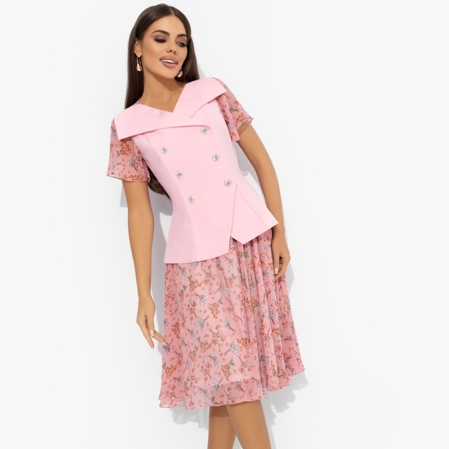 Костюм с юбкой Сияние уверенности (2 в 1) 