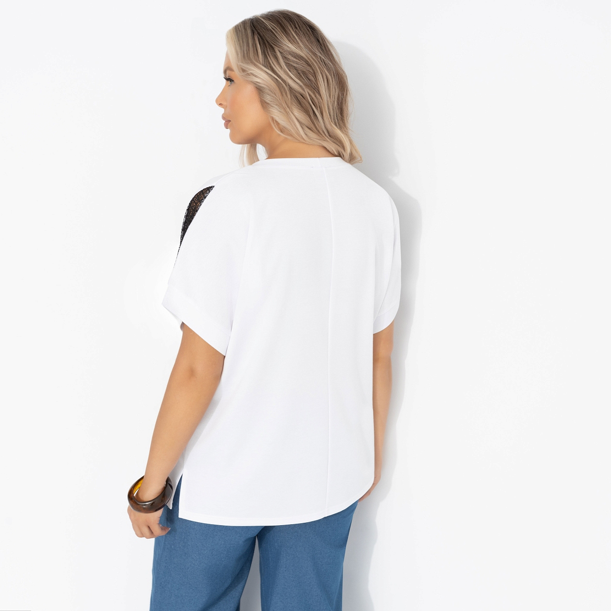 Футболка Моя прелесть. Состав: 65% п/э, 30% вискоза, 5% стрейч