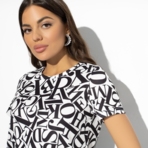 Футболка Знаю наизусть. Состав: 65% п/э, 30% вискоза, 5% стрейч