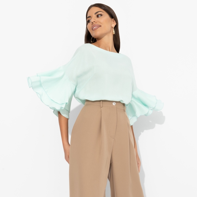 Блуза Молниеносная влюбленность (mint) 