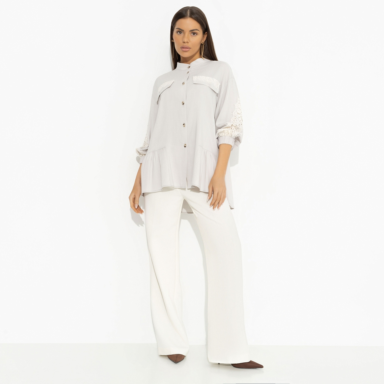 Модный акцент. Состав: 85% вискоза, 10% полиэстер, 5% эластан