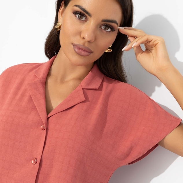 Блуза Стильный автограф (терракотовая) 