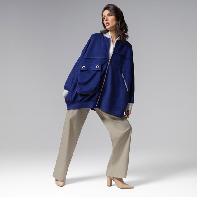 Бомбер Стильное вложение (oversize, L-XL) 