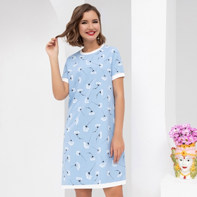 Платье Игра воображения (нежные цветы)