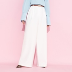 Брюки Легкой походкой (white). Состав: 60% полиэстер, 37% вискоза, 3% спандекс