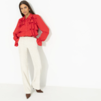 Блуза Гипнотический стиль (красная). Состав: 95% полиэстер, 5% эластан