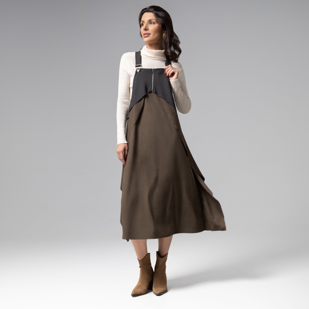 Сарафан Ушла красиво (dark green) 