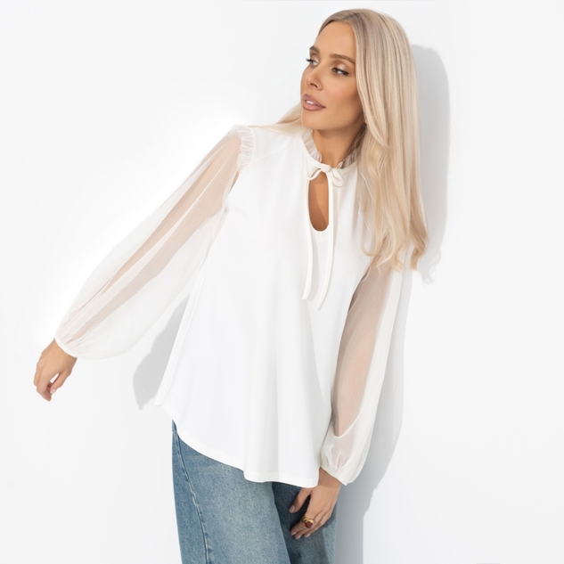 Блуза Вечная привилегия (белая) 