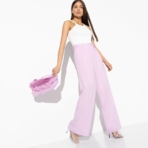 Брюки На седьмом небе. Состав: 40% полиэстер, 27% вискоза, 23% лён, 10% хлопок