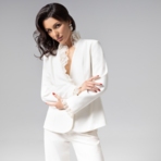 Жакет Сидит идеально. Состав: 75% п/э, 20% вискоза, 5% спандекс